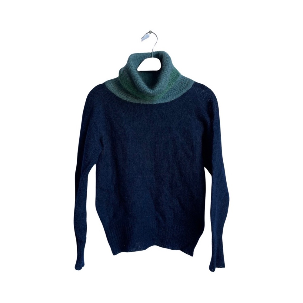 Giraffe vintage mohair turtleneck sweater size small